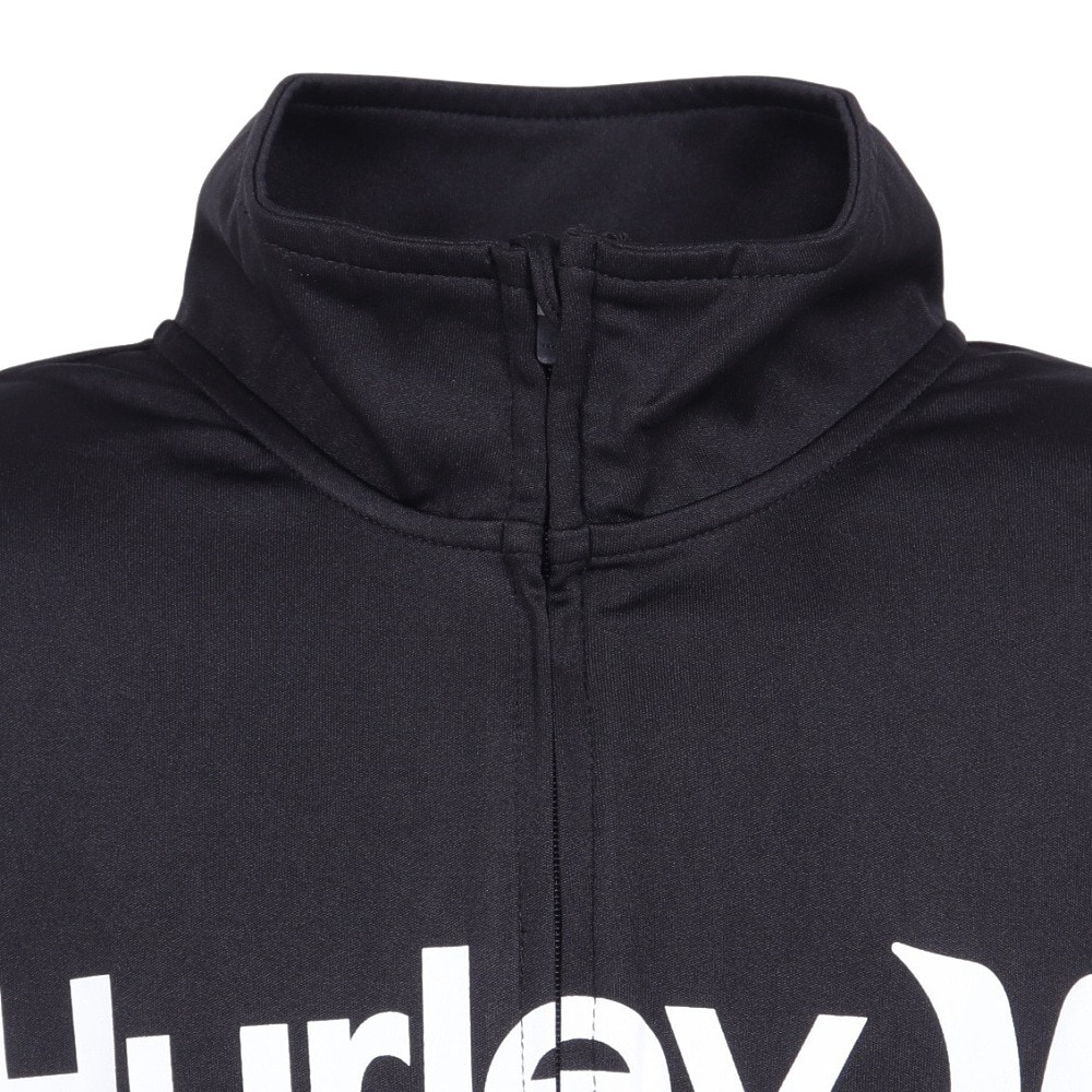 ハーレー（HURLEY）（キッズ）ジュニア ラッシュガード ボーイズ 長袖 ONE AND ONLY フルジップ ジャケット BRG2331002-BLK