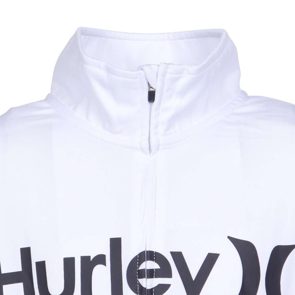 ハーレー（HURLEY）（キッズ）ジュニア ラッシュガード ボーイズ 長袖 ONE AND ONLY フルジップ ジャケット BRG2331002-WHT