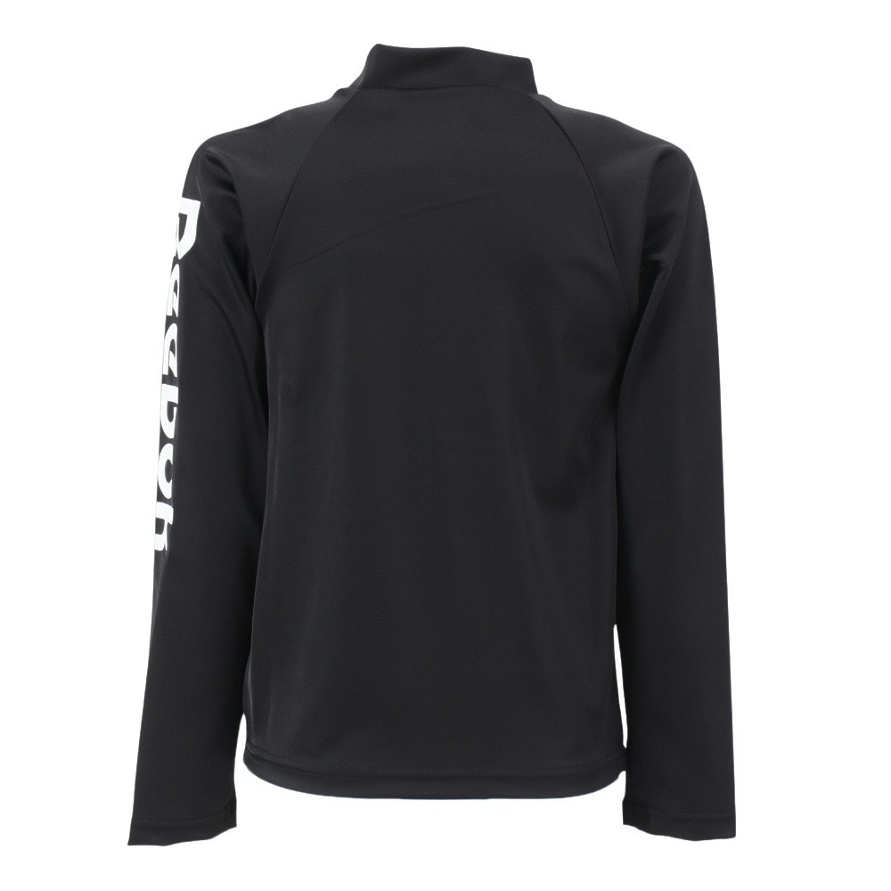 リーボック（REEBOK）（キッズ）長袖フルジップ ラッシュガード 115431 BK