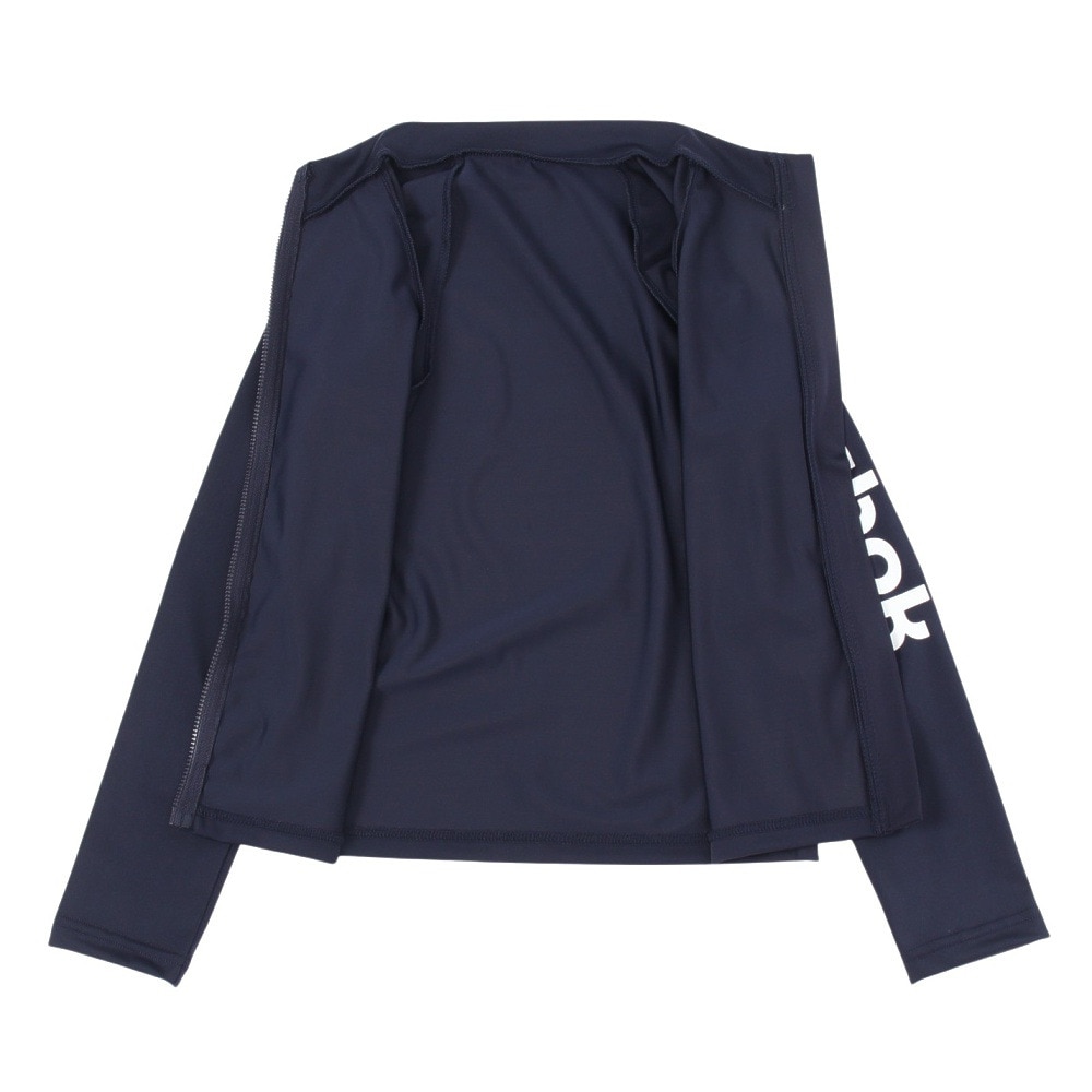 リーボック（REEBOK）（キッズ）長袖フルジップ ラッシュガード 115431 NV