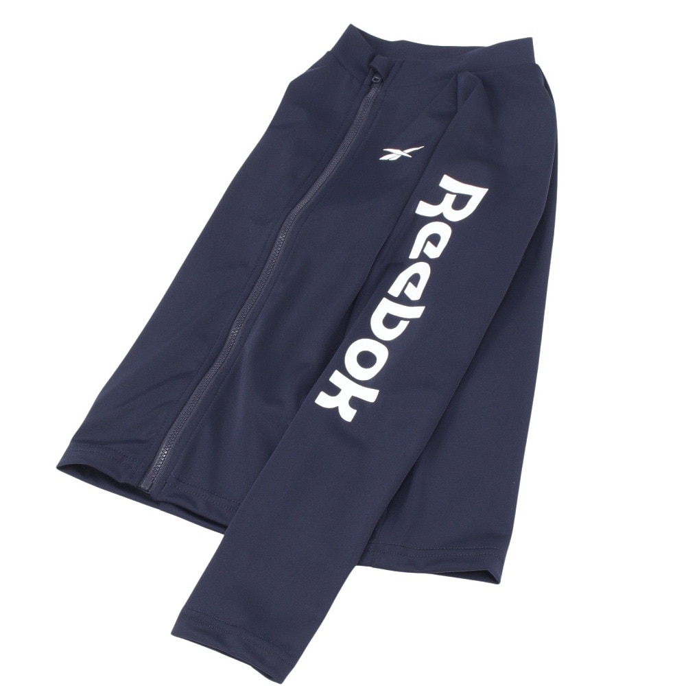 リーボック（REEBOK）（キッズ）長袖フルジップ ラッシュガード 115431 NV