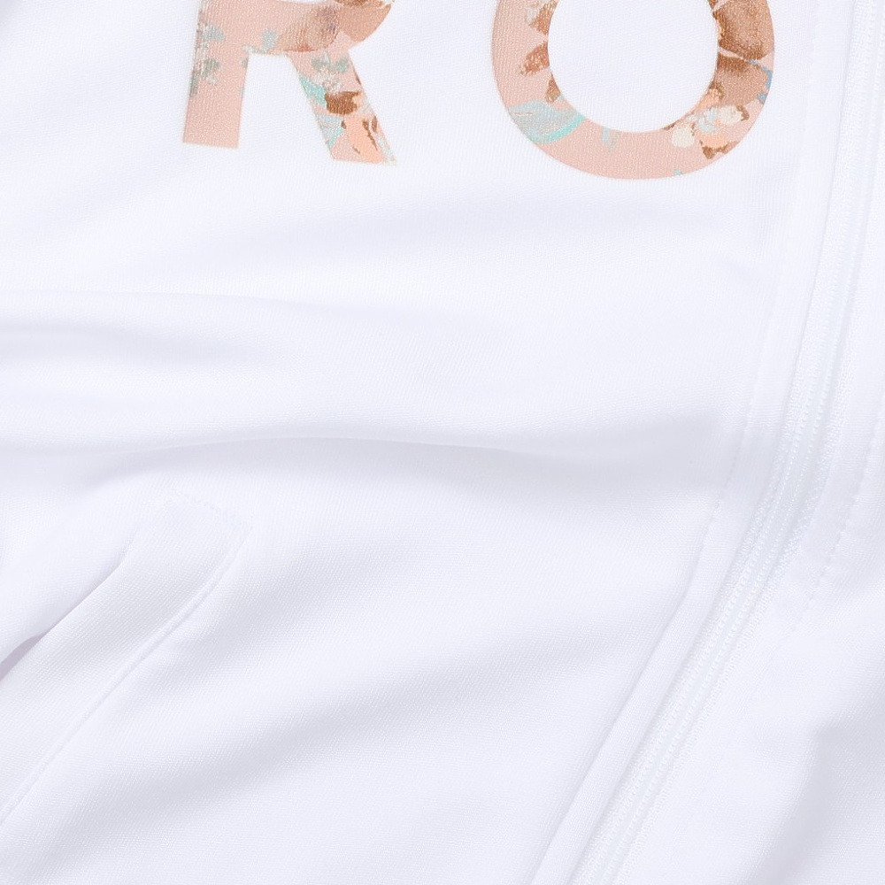 ロキシー（ROXY）（キッズ）ジュニア ラッシュガード 長袖 MINI ARTSY FLORAL LOGO STAND ラッシュガード 25SPTLY251106WHT
