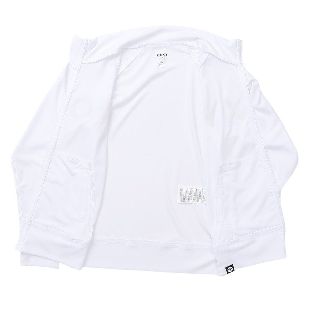 ロキシー（ROXY）（キッズ）ジュニア ラッシュガード 長袖 MINI ARTSY FLORAL LOGO STAND ラッシュガード 25SPTLY251106WHT