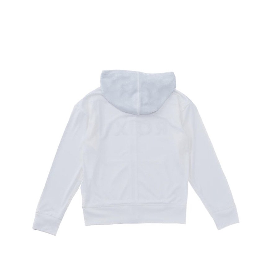 ロキシー（ROXY）（キッズ）ジュニア ラッシュガード 長袖 SPLASHY ジップラッシュフーディ 26SPTLY261106WHT