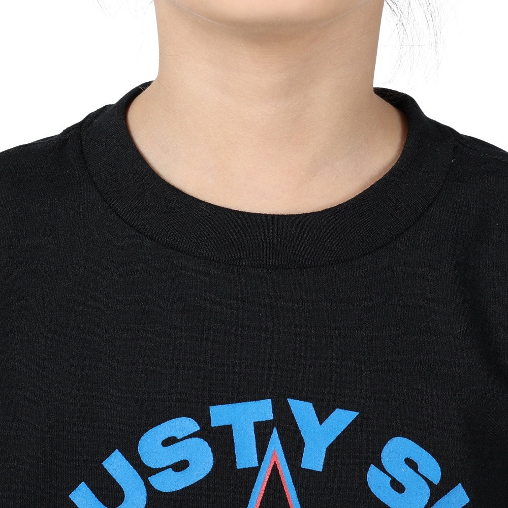 ラスティ（RUSTY）（キッズ）ラッシュガード 半袖 Tシャツ 子供 ジュニア UVカット UPF50+ 水陸両用 969460BLK 130 140 150