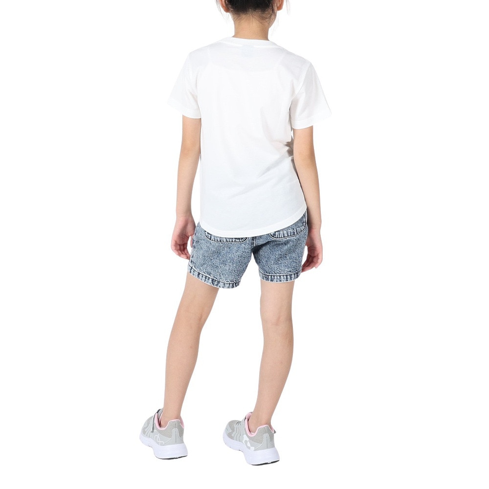 ラスティ（RUSTY）（キッズ）ラッシュガード 半袖 Tシャツ 子供 ジュニア UVカット UPF50+ 水陸両用 969460WHT 130 140 150