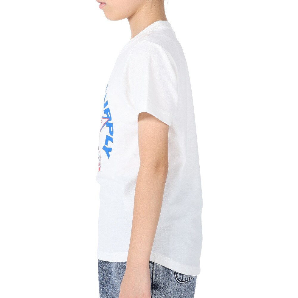 ラスティ（RUSTY）（キッズ）ラッシュガード 半袖 Tシャツ 子供 ジュニア UVカット UPF50+ 水陸両用 969460WHT 130 140 150