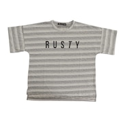 (キッズ)ラッシュガード 半袖 Tシャツ 子供 ジュニア 水陸両用 UVカット 紫外線対策 962460BOR 130 140 150 160