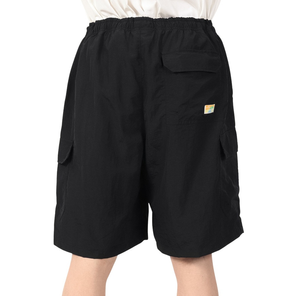アクア（AQA）（メンズ）遮熱サーフパンツ 5分丈 水陸両用 インナーパンツ付き KW-4685 BK LL