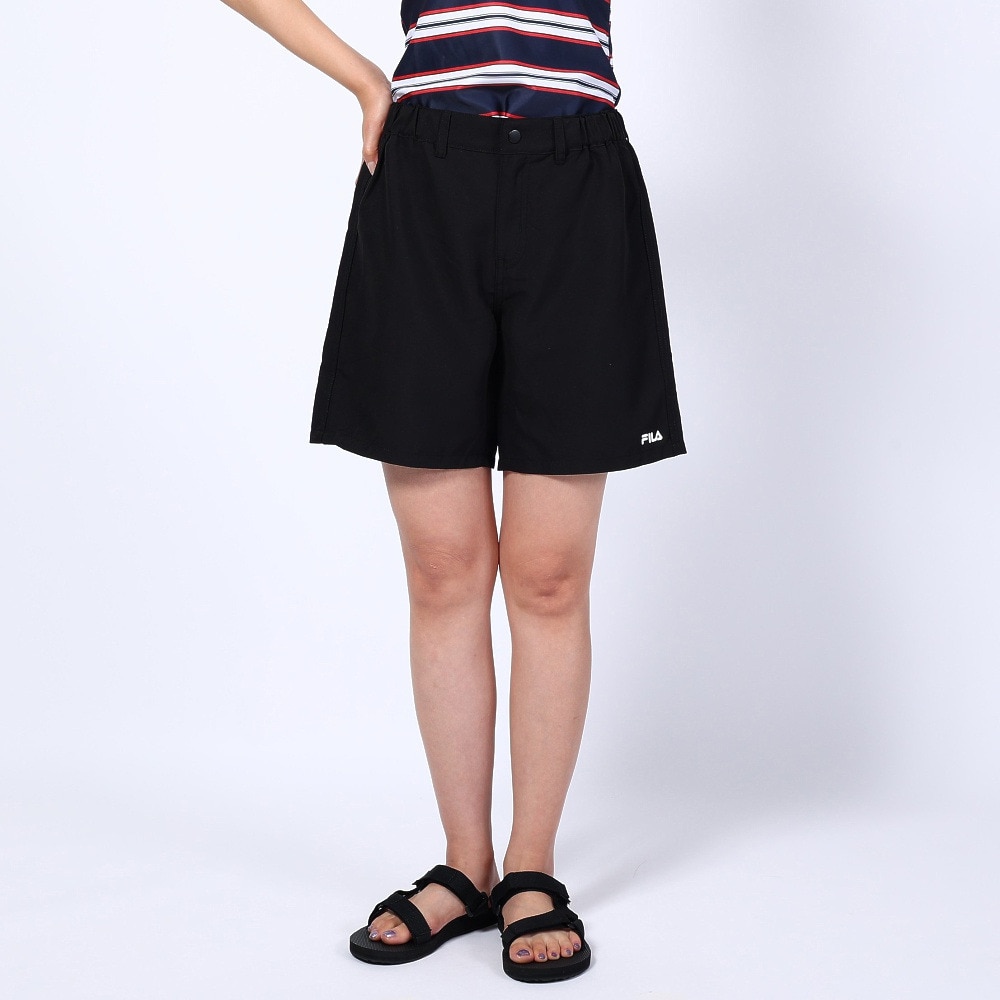 フィラ（FILA）（レディース）ショートパンツ ボードショーツ 水着 222751 BK ブラック 体型カバー