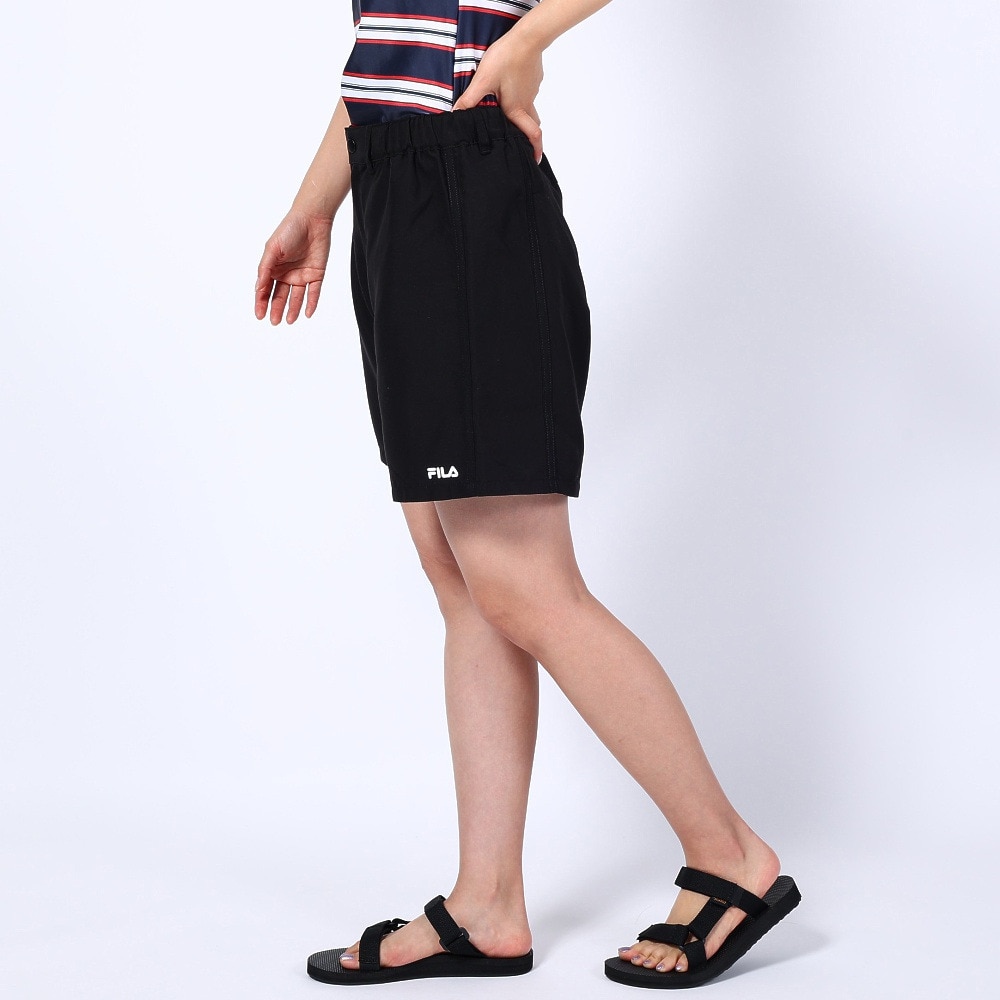 フィラ（FILA）（レディース）ショートパンツ ボードショーツ 水着 222751 BK ブラック 体型カバー