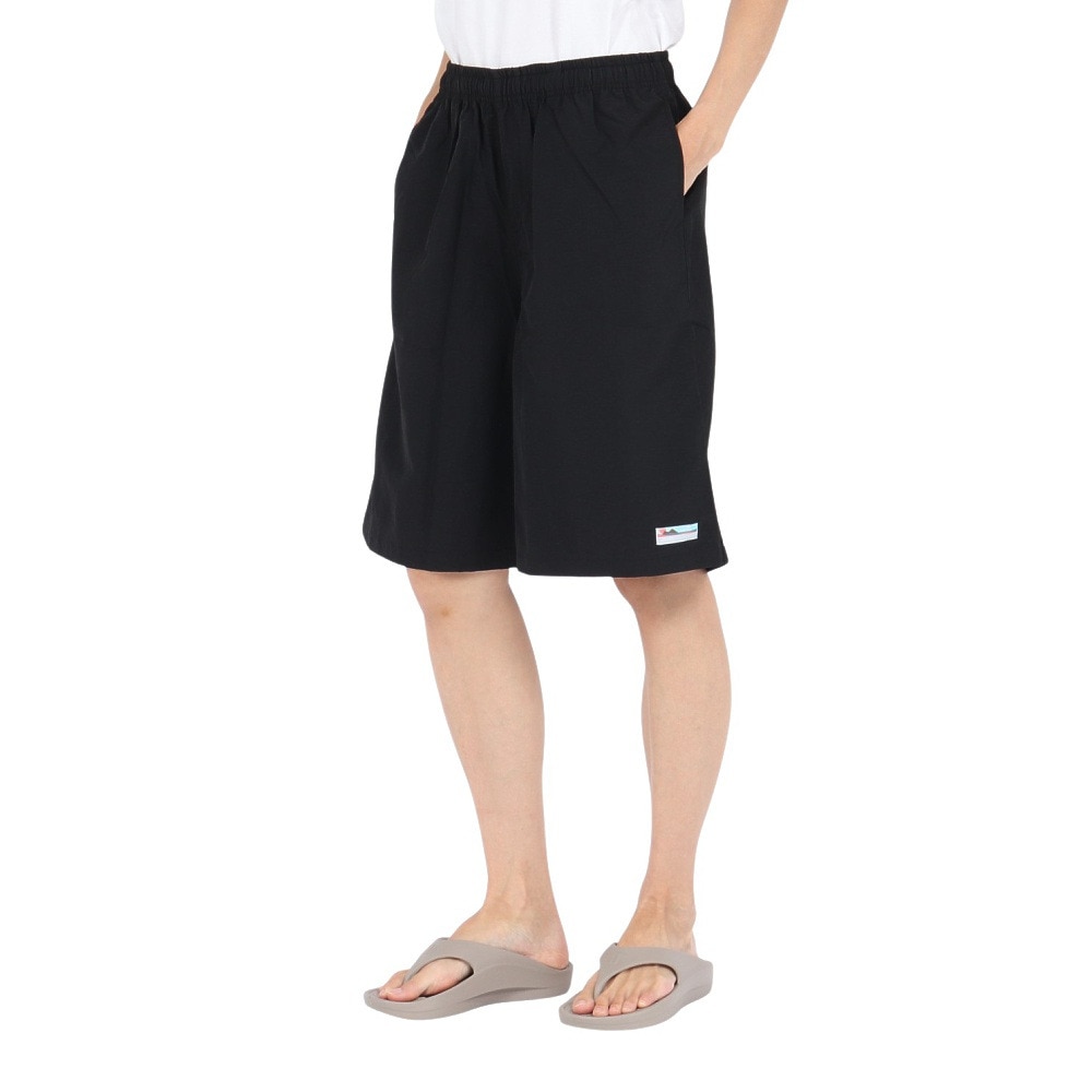 アクア（AQA）（レディース）ロングフレアサーフパンツ Lサイズ KW-4678 BK L
