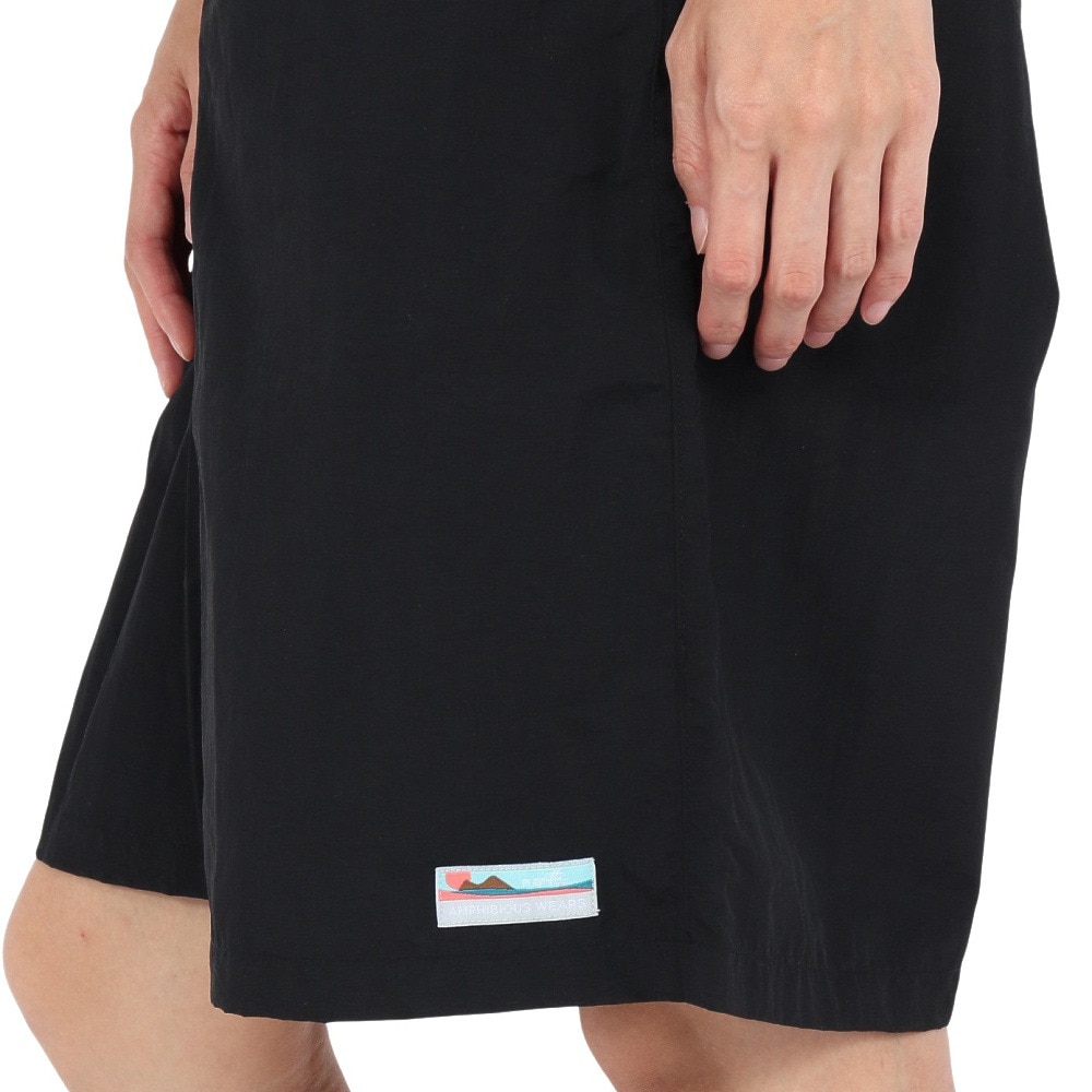 アクア（AQA）（レディース）ロングフレアサーフパンツ Mサイズ KW-4678 BK M