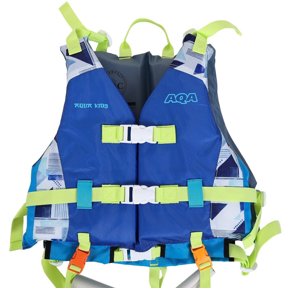 アクア（AQA）（キッズ）ライフジャケット キッズ 子供用 救命胴衣 22KA-9026 BL マリン、ウィンタースポーツ用品はヴィクトリア