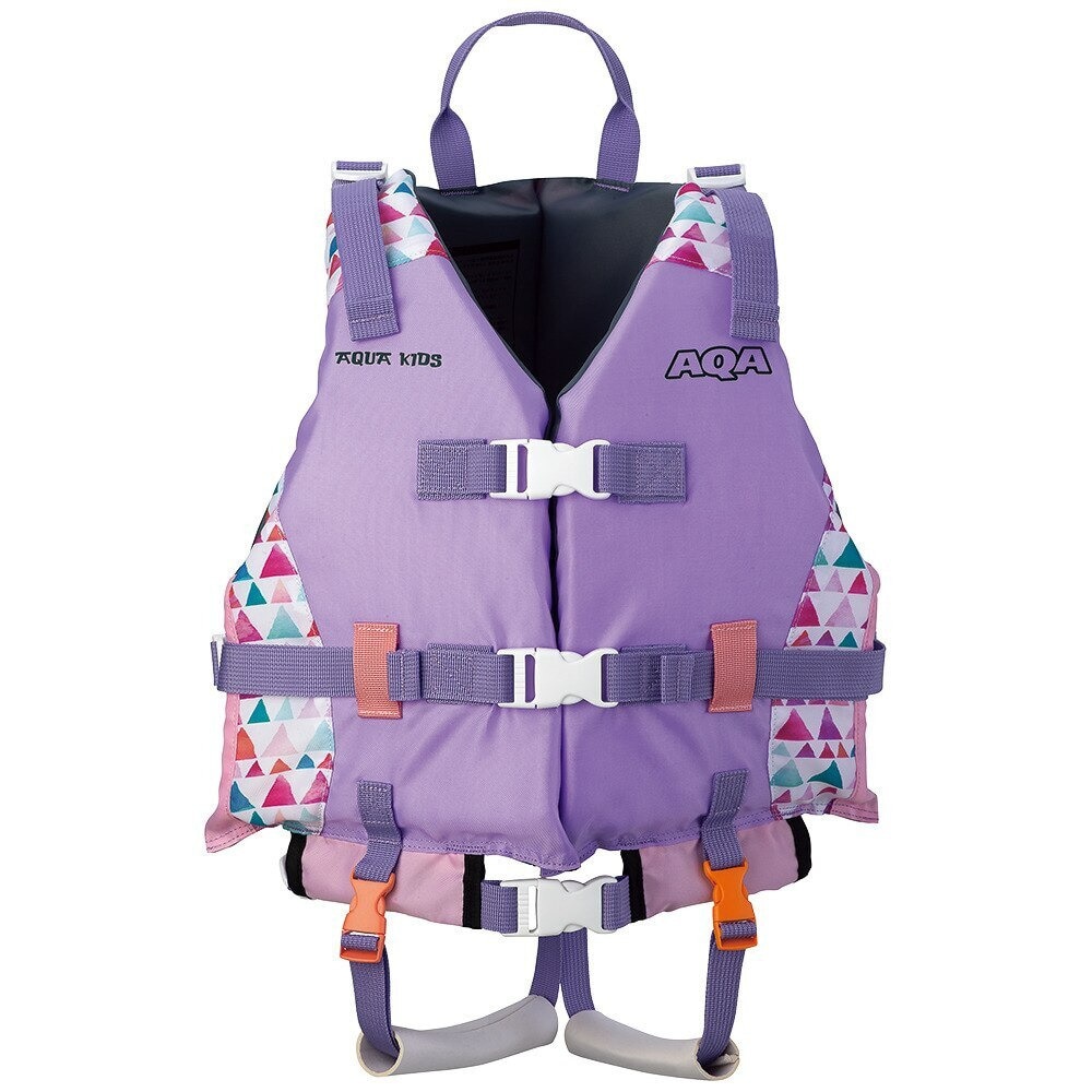 アクア（AQA）（キッズ）フローティングベスト ライフジャケット キッズ 子供用 23KA-9026 PPL