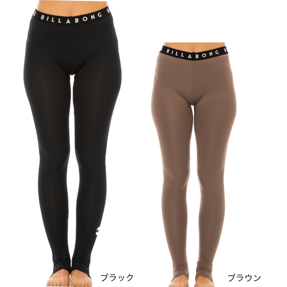 ビラボン（BILLABONG）（レディース）水着 トレンカ インナー マリンスポーツ サーフィン UVカット 紫外線対策 LOGO BAND TORENKA BD013401 BRN