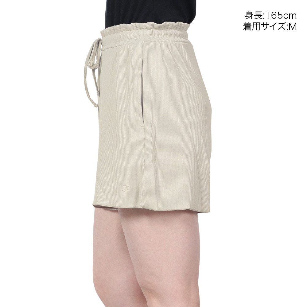 オーシャンパシフィック（Ocean Pacific）（レディース）水着 レディース ショートパンツ 2wayリブショーツ 水陸両用 UVカット 紫外線対策 523406BEG