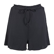 (レディース)水着 レディース ショートパンツ 2wayリブショーツ 水陸両用 UVカット 紫外線対策 523406BLK