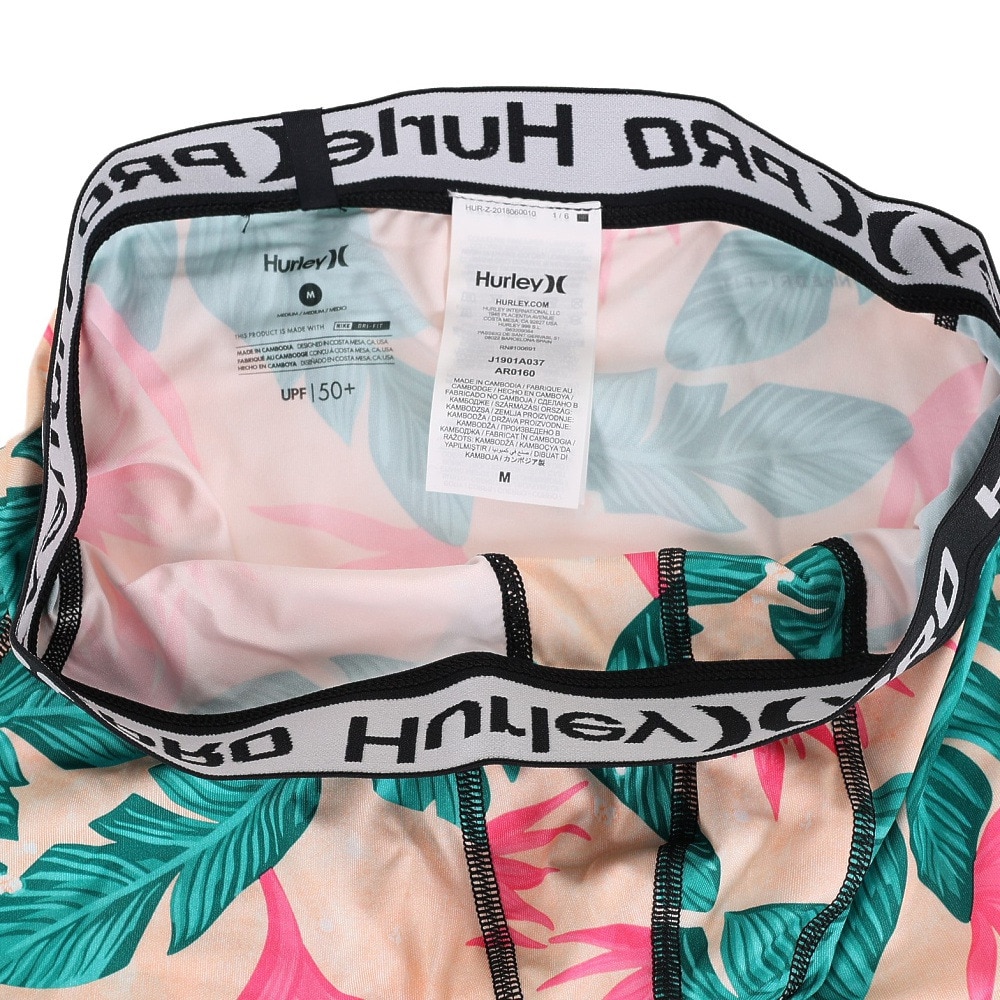 ハーレー（HURLEY）（メンズ）ラッシュガード サーフパンツ UVカット PRO LIG HANOI S13 22 AR0160-814 ベージュ