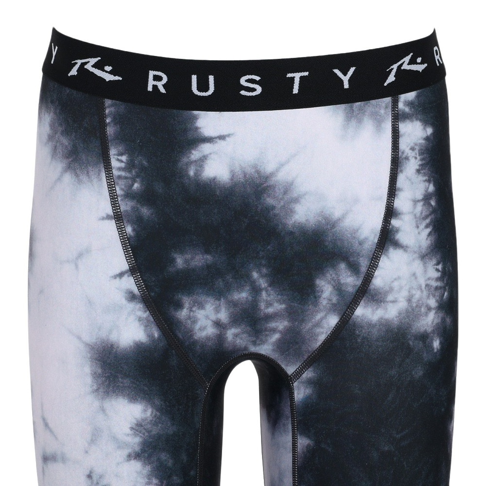 ラスティ（RUSTY）（メンズ）水着 レギンス サーフィン タイダイ柄 ブラック 912493-BLK
