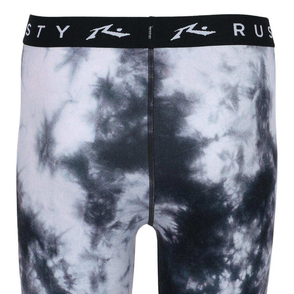 ラスティ（RUSTY）（メンズ）水着 レギンス サーフィン タイダイ柄 ブラック 912493-BLK