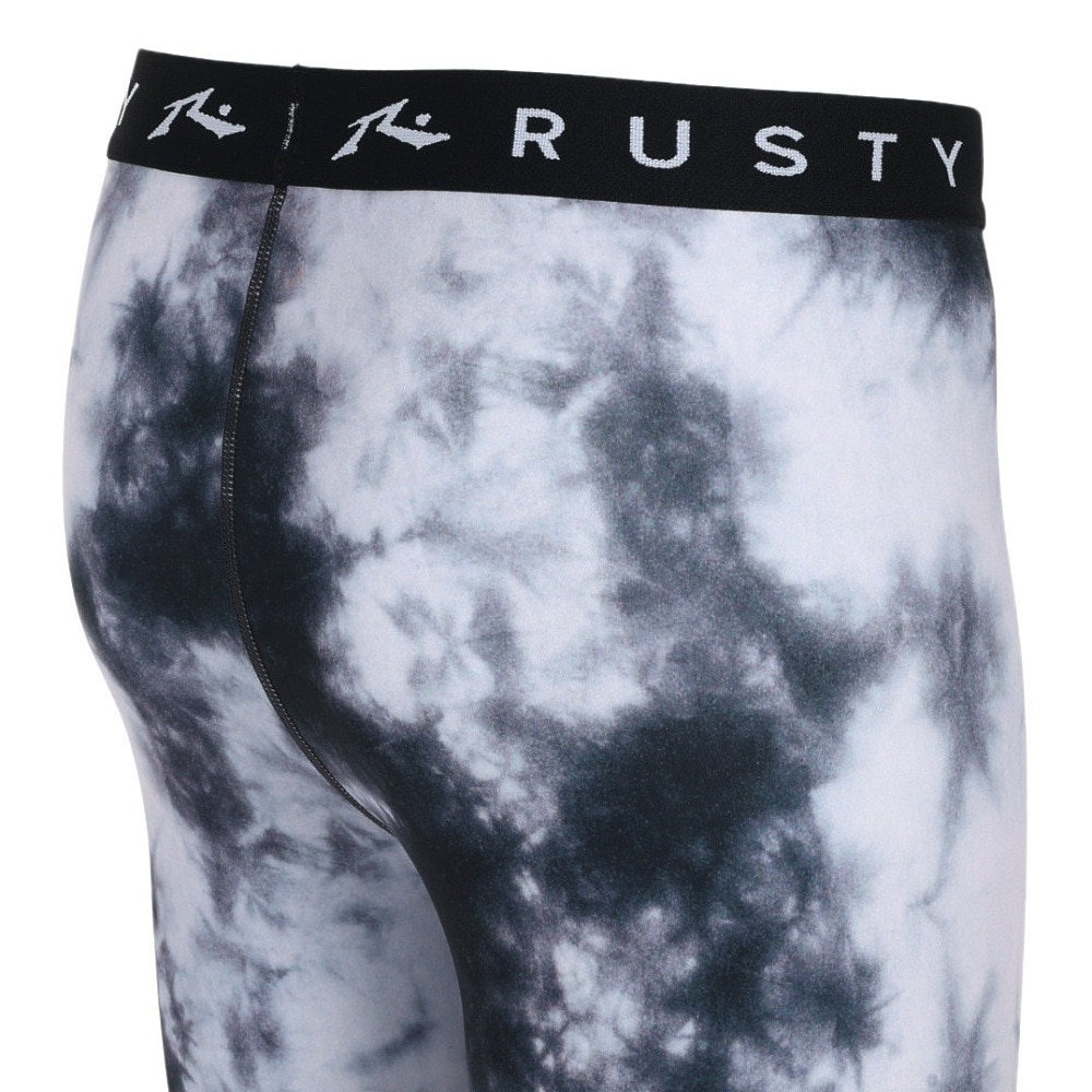 ラスティ（RUSTY）（メンズ）水着 レギンス サーフィン タイダイ柄 ブラック 912493-BLK