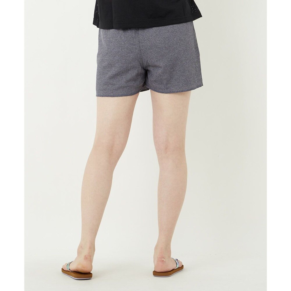 ラスティ（RUSTY）（レディース）ラッシュガード 水着 ショートパンツ UVカット 水陸両用 ワンポイント ネイビー 920471-NVY
