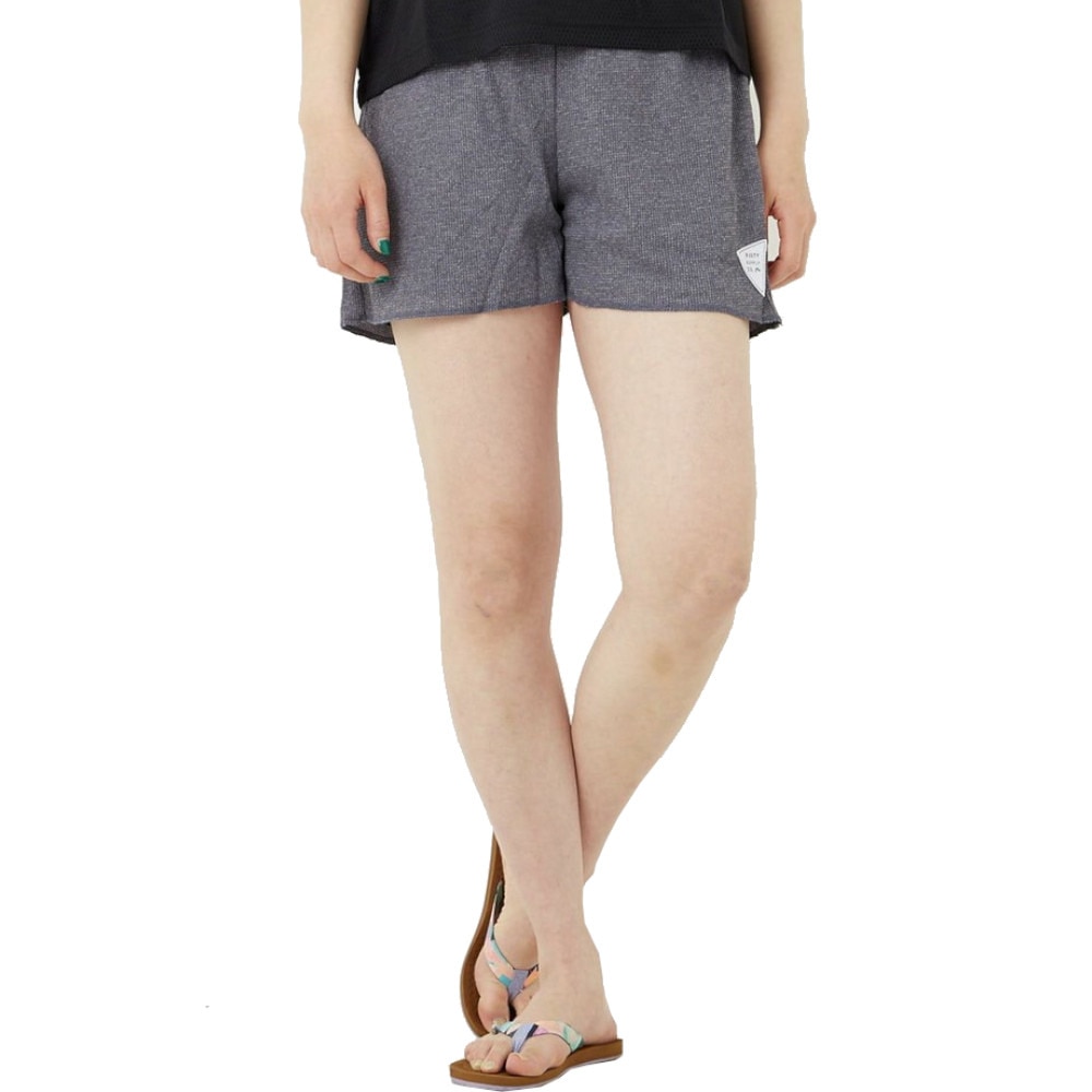 ラスティ（RUSTY）（レディース）ラッシュガード 水着 ショートパンツ UVカット 水陸両用 ワンポイント ネイビー 920471-NVY  マリン、ウィンタースポーツ用品はヴィクトリア