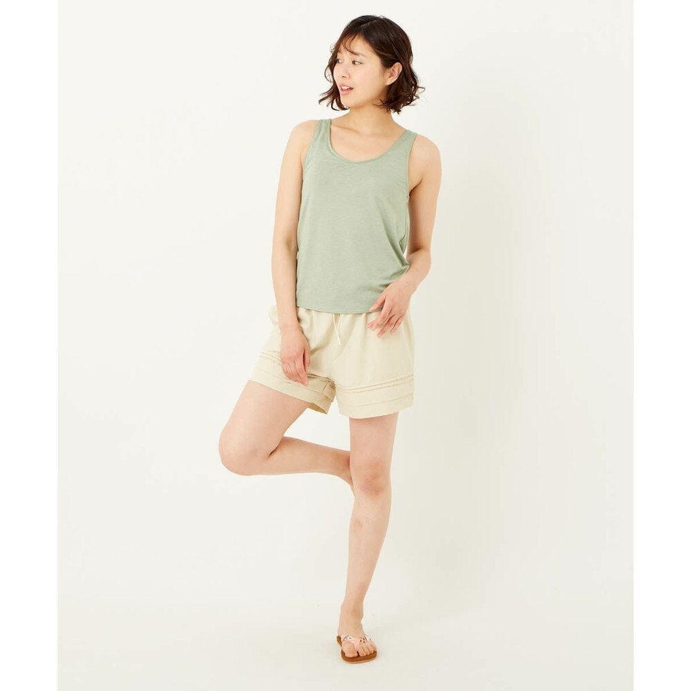 オーシャンパシフィック（Ocean Pacific） ラッシュガード ショートパンツ ハイブリッドショーツ 水陸両用 ベージュ 521451-BEG