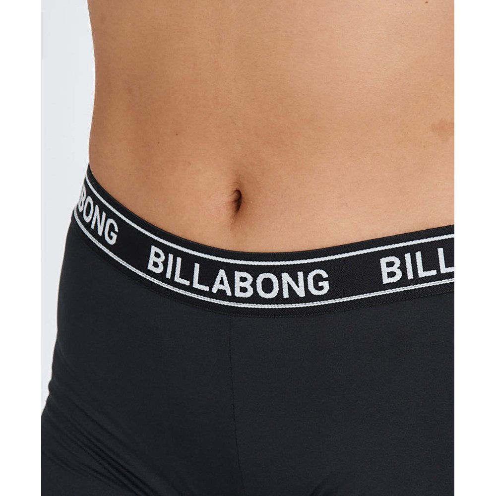 ビラボン（BILLABONG）（レディース）ロゴ バンド UV ラッシュレギンス 26SP BG013400 BLK