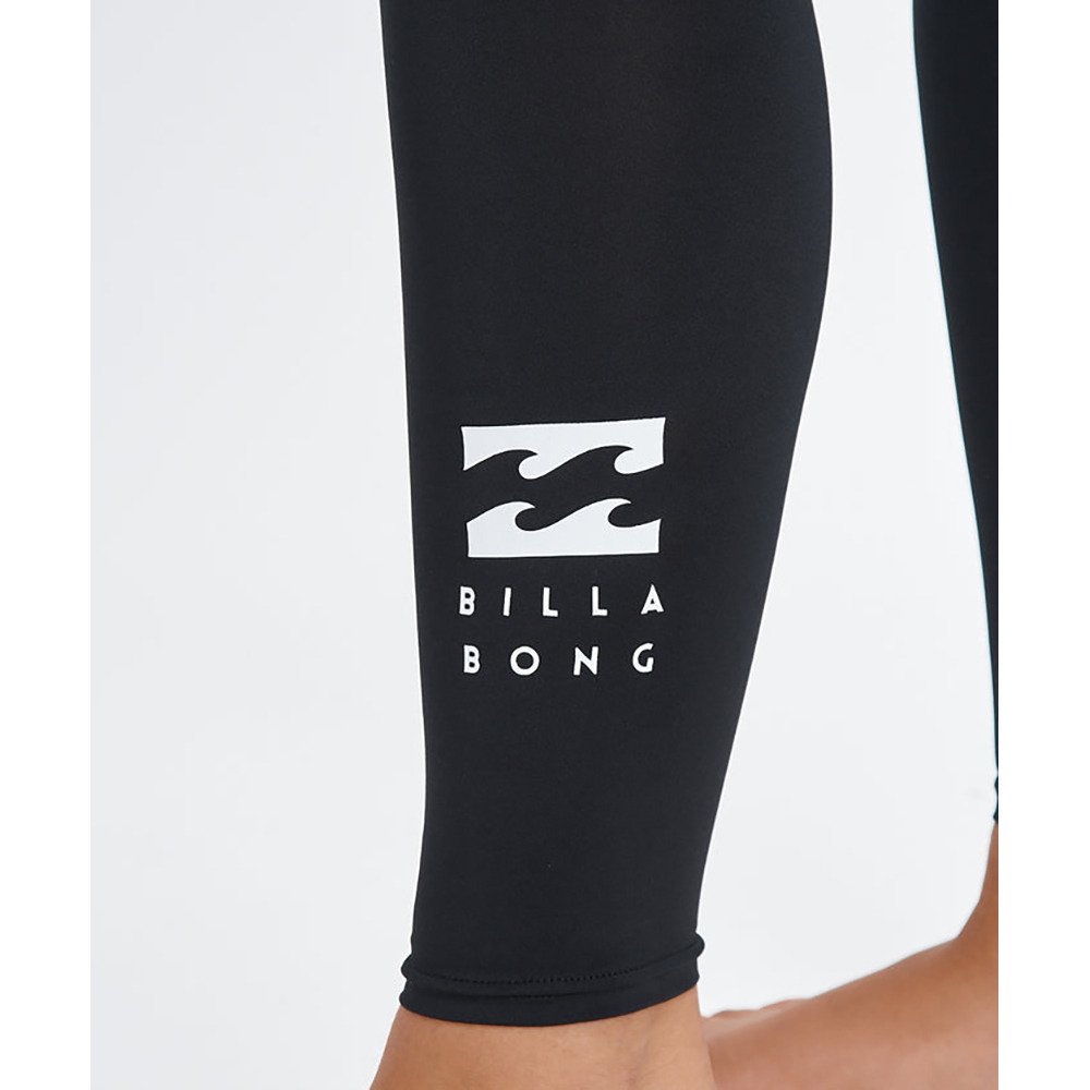 ビラボン（BILLABONG）（レディース）ロゴ バンド UV ラッシュレギンス 26SP BG013400 BLK
