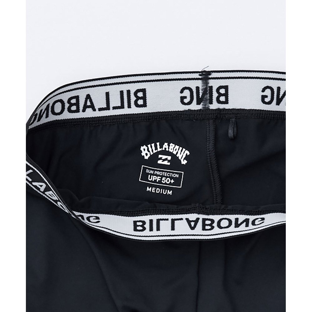 ビラボン（BILLABONG）（レディース）ロゴ バンド UV ラッシュレギンス 26SP BG013400 BLK