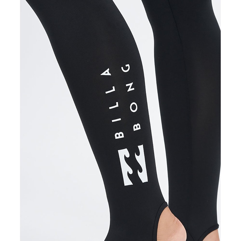 ビラボン（BILLABONG）（レディース）ロゴ バンド UV ラッシュ トレンカ レギンス 26SP BG013401 BLK