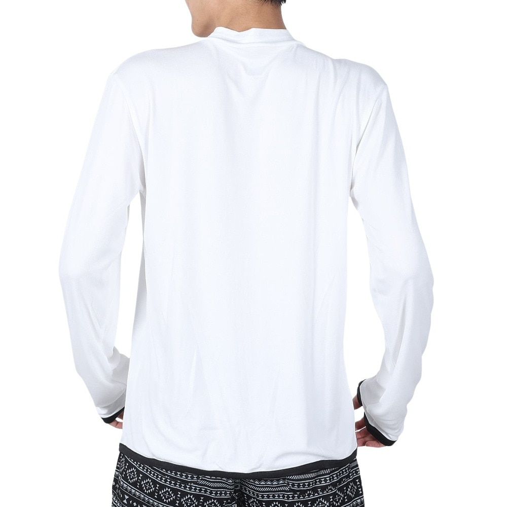 オーシャンパシフィック（Ocean Pacific）（メンズ）ラッシュガード 長袖 フルジップ UVカット 接触冷感 513460WHT