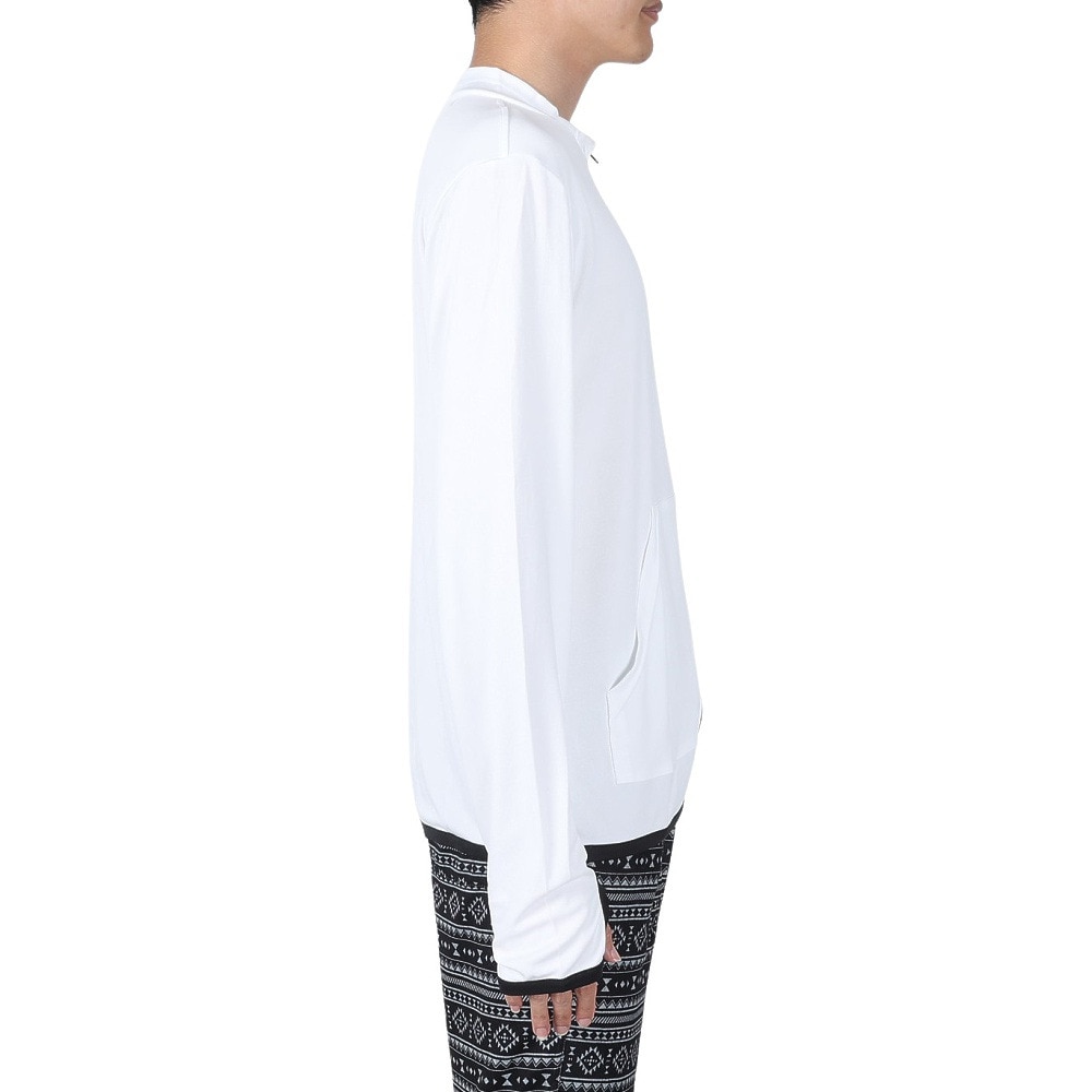オーシャンパシフィック（Ocean Pacific）（メンズ）ラッシュガード 長袖 フルジップ UVカット 接触冷感 513460WHT