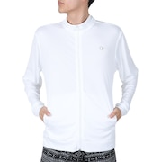 (メンズ)ラッシュガード 長袖 フルジップ UVカット 513493WHT
