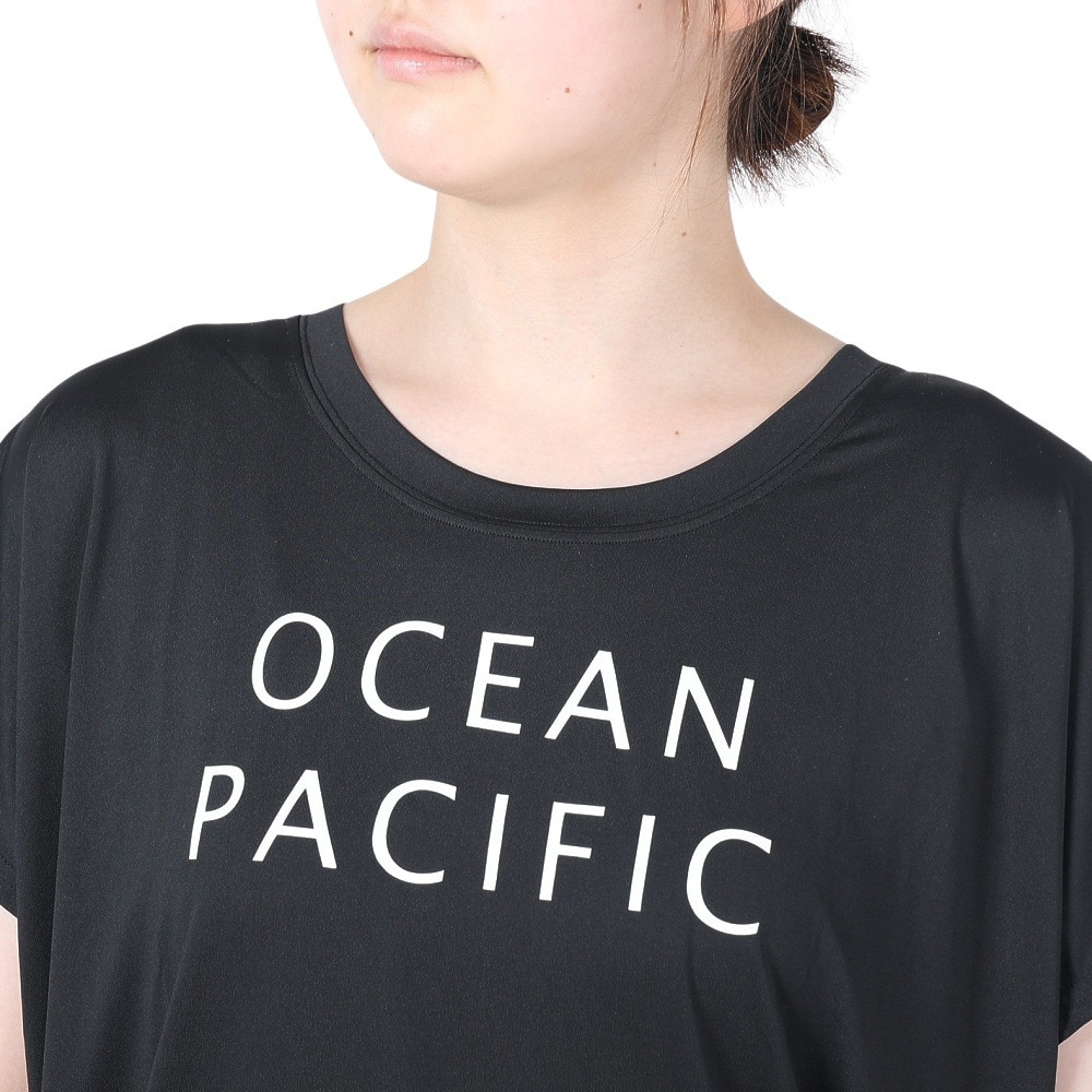 オーシャンパシフィック（Ocean Pacific）（レディース）ラッシュガード 半袖 UVカット 日焼け防止 529462BLK