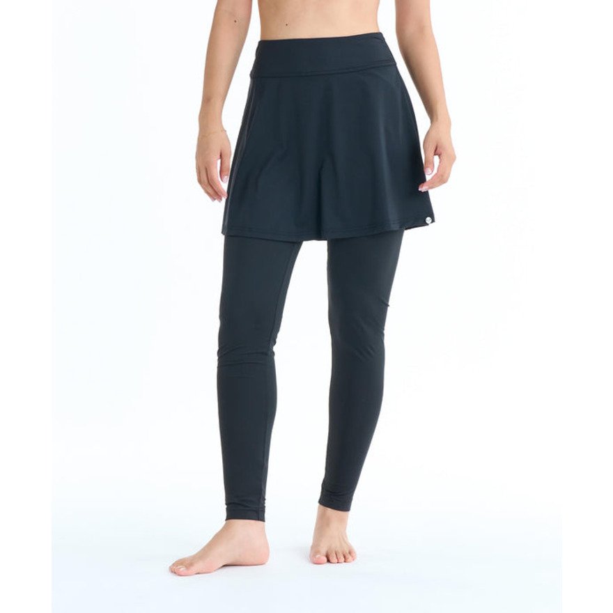 ロキシー（ROXY）（レディース）スカート付きラッシュレギンス 水陸両用 26SPRLY261047BLK