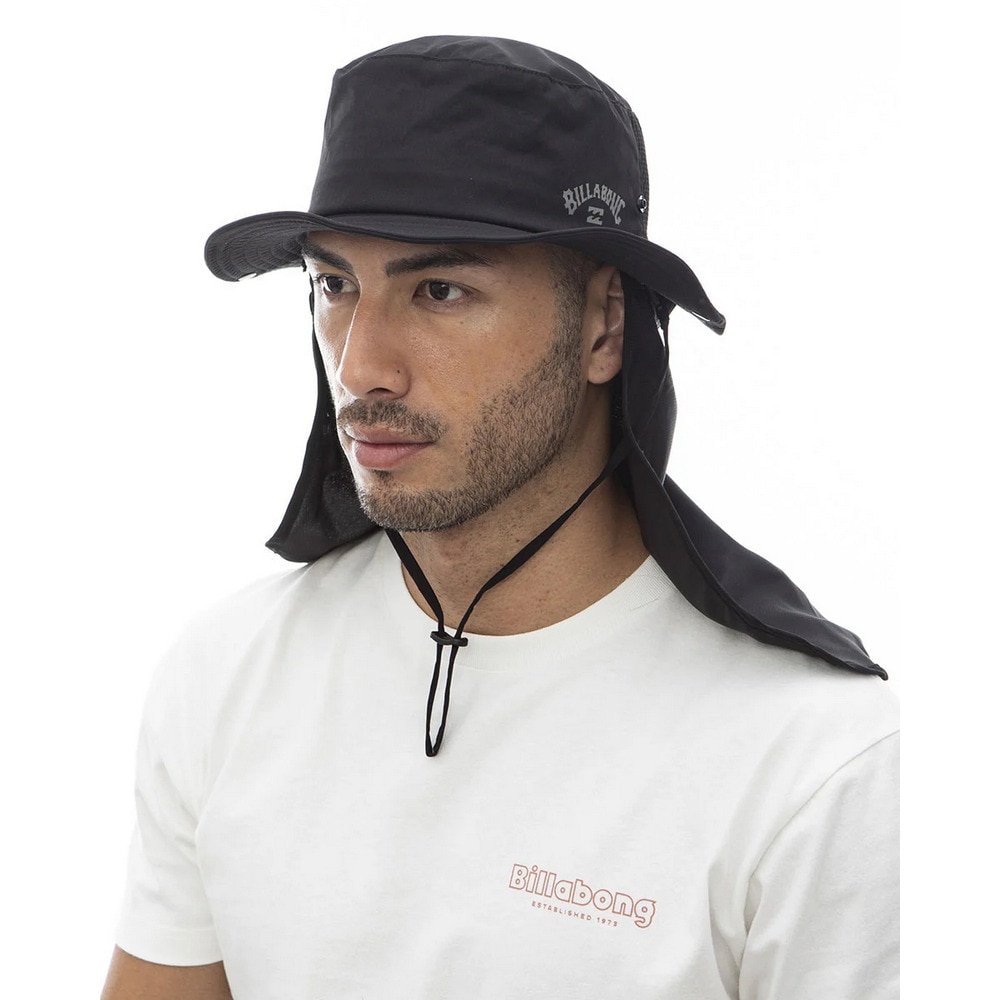ビラボン（BILLABONG）（メンズ）帽子 サーフハット 水陸両用 UVカット 日焼け対策 SUBMERSIBLE HAT BE01A917 BLK