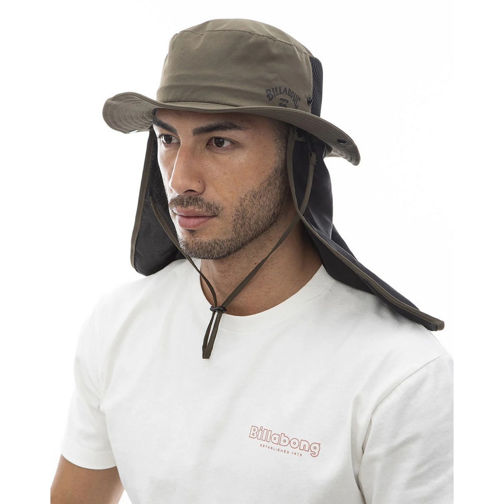 ビラボン（BILLABONG）（メンズ）帽子 サーフハット 水陸両用 UVカット 日焼け対策 SUBMERSIBLE HAT BE01A917 MIL