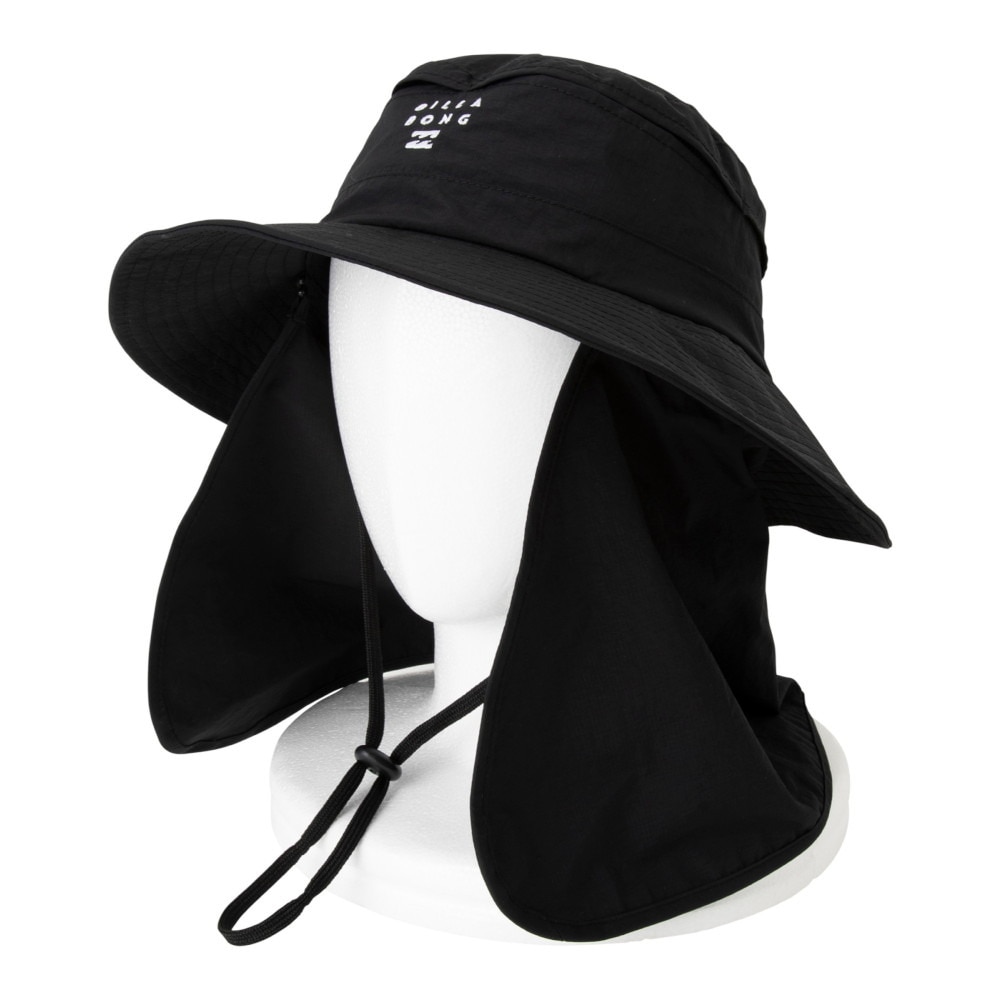 ビラボン（BILLABONG）（レディース）帽子 トレイルハット TRAILS HAT BE01C914 BLK 接触冷感 アウトドア レジャー ビーチ