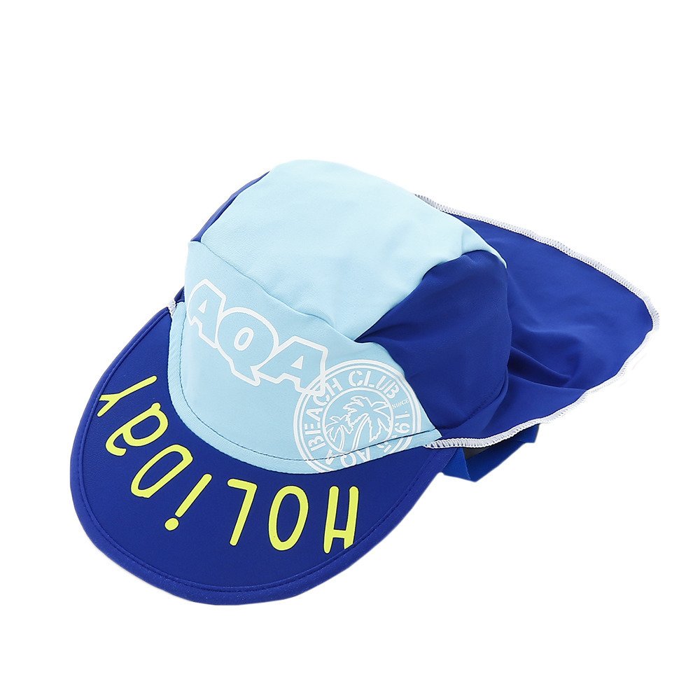 ジュニア Uv Dry フラップキャップキッズ Kw 4468a Blu Lblu アクア スポーツ用品はスーパースポーツゼビオ