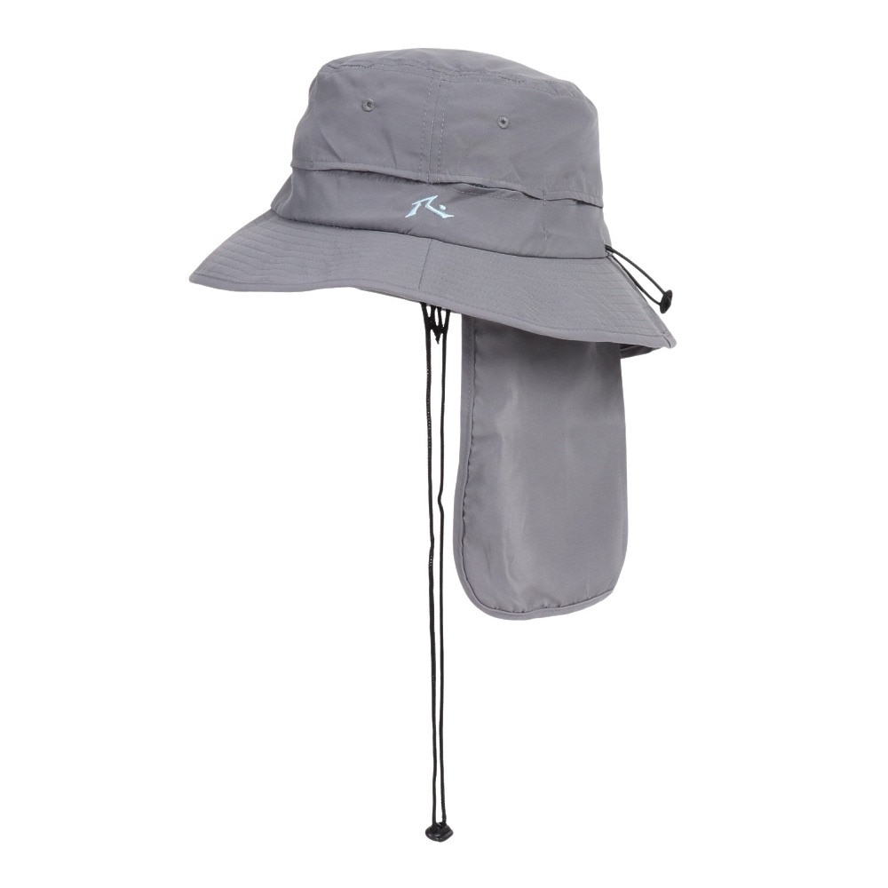 ラスティ（RUSTY）（メンズ）帽子 ビーチハット 日よけ タレ付き抗菌防臭ハット 912906 GRY