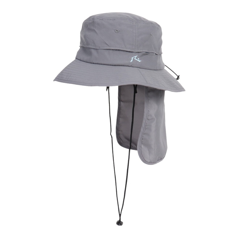 ラスティ（RUSTY）（メンズ）帽子 ビーチハット 日よけ タレ付き抗菌防臭ハット 912906 GRY