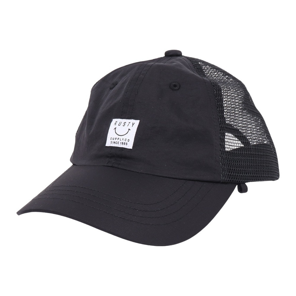 ラスティ（RUSTY）（キッズ）ジュニア 帽子 メッシュ キャップ UVカット 日焼け防止 カバー取り外し サイズ調整 963902BLK