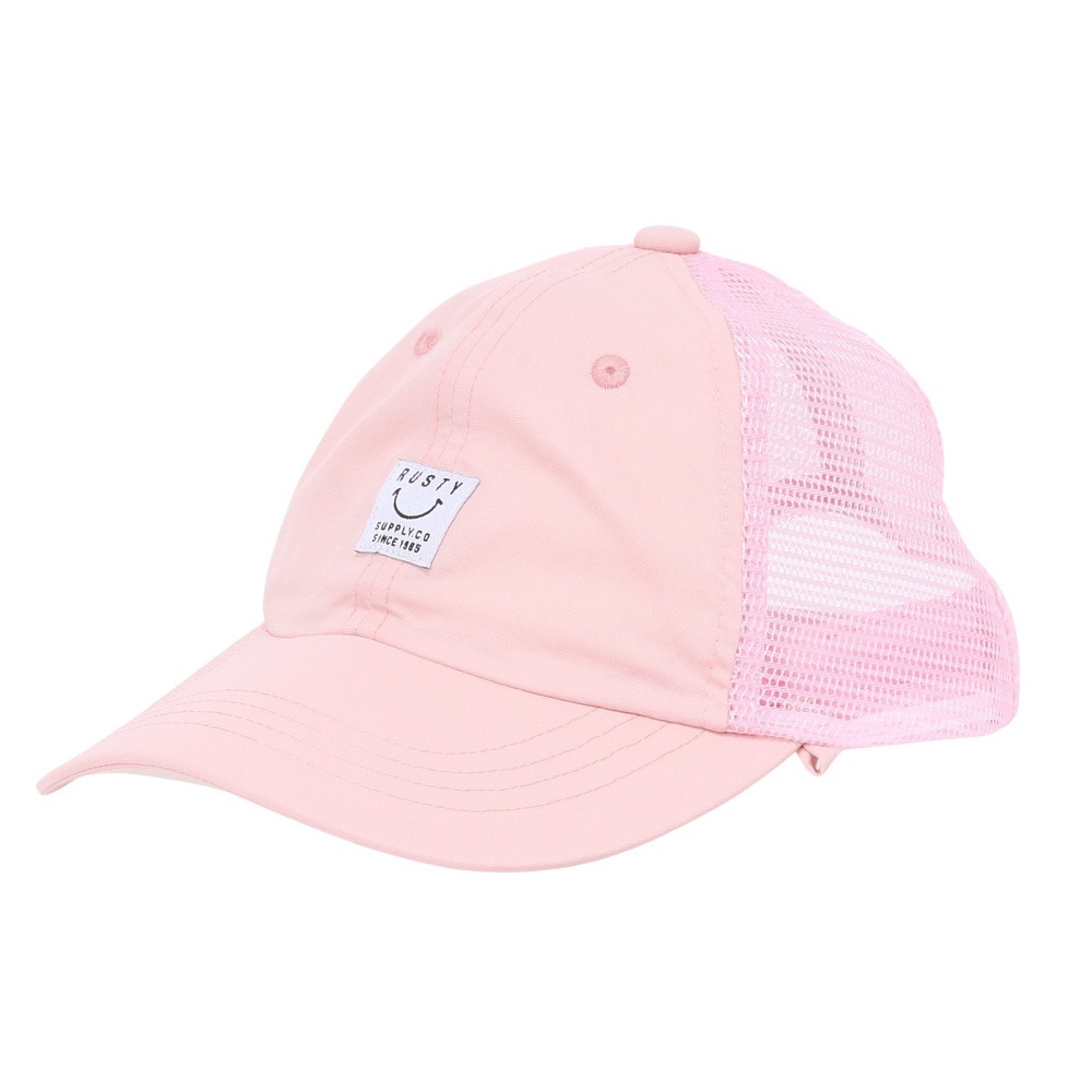 ラスティ（RUSTY）（キッズ）ジュニア 帽子 メッシュ キャップ UVカット 日焼け防止 カバー取り外し サイズ調整 963902PNK