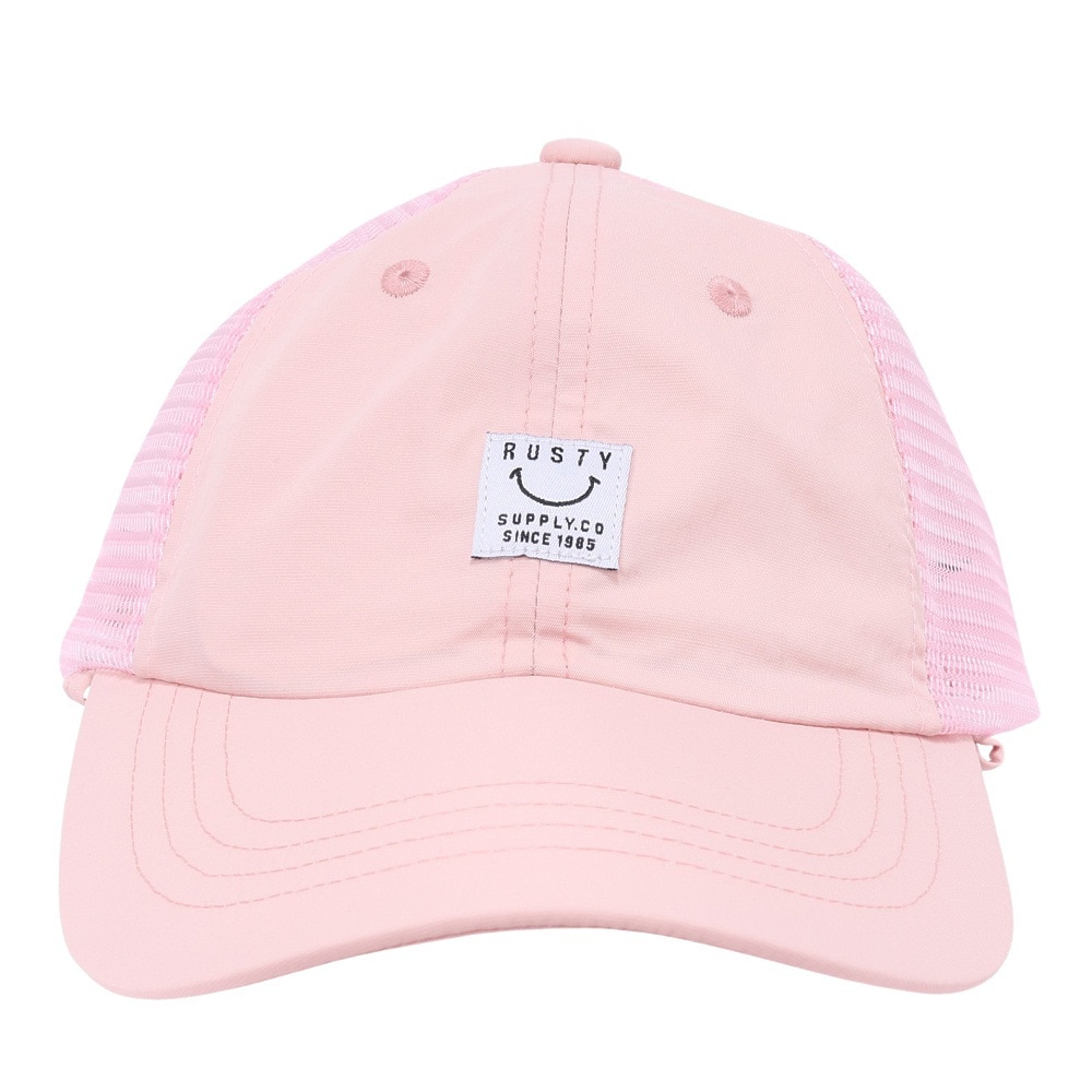 ラスティ（RUSTY）（キッズ）ジュニア 帽子 メッシュ キャップ UVカット 日焼け防止 カバー取り外し サイズ調整 963902PNK