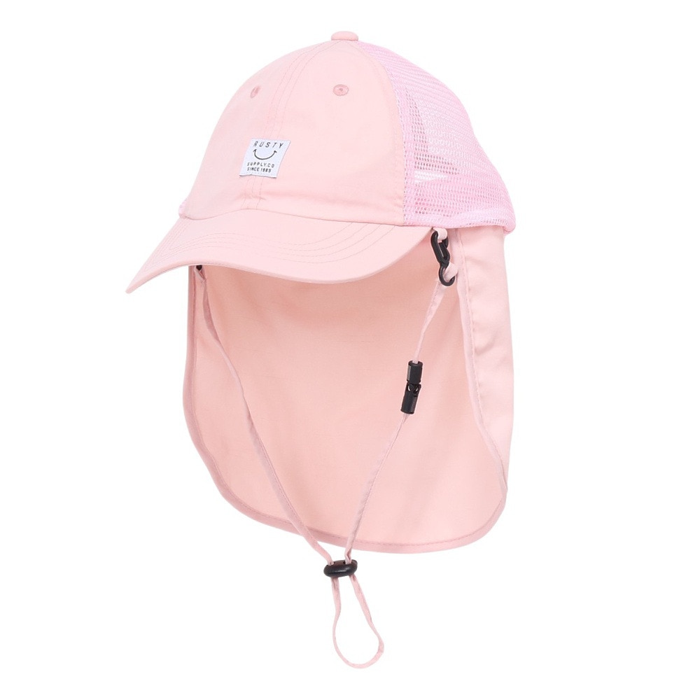 ラスティ（RUSTY）（キッズ）ジュニア 帽子 メッシュ キャップ UVカット 日焼け防止 カバー取り外し サイズ調整 963902PNK