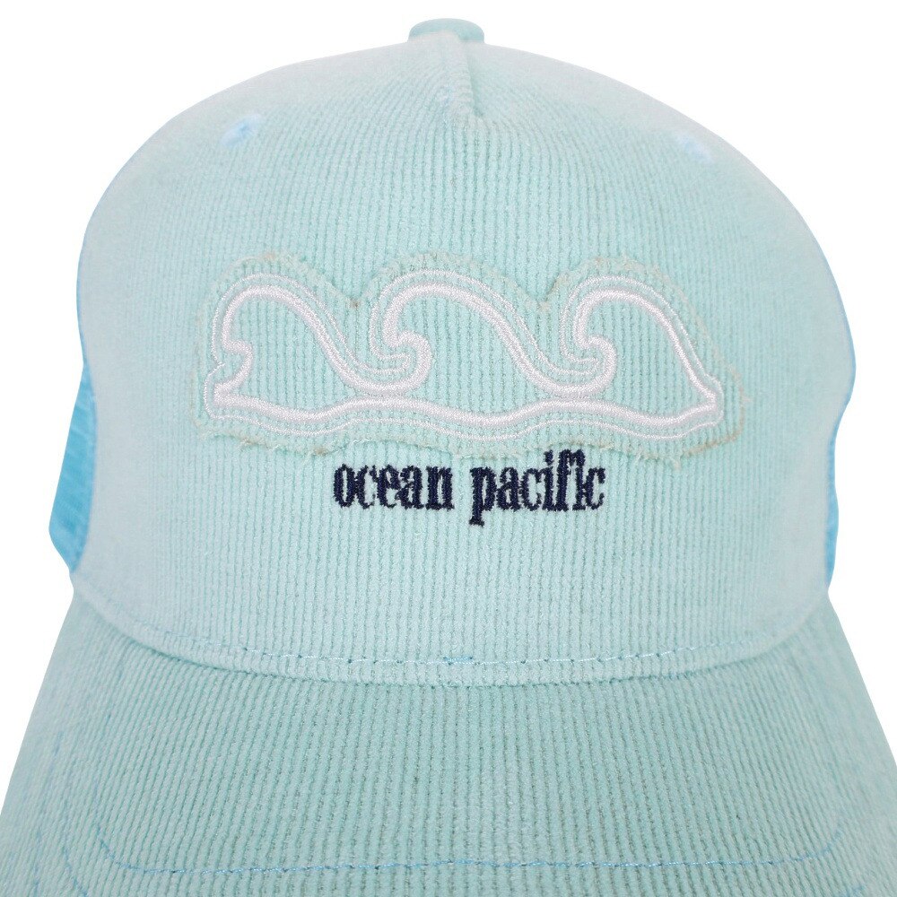 オーシャンパシフィック（Ocean Pacific）（キッズ）帽子 メッシュキャップ ジュニア 子供 サックス 560914-SAX
