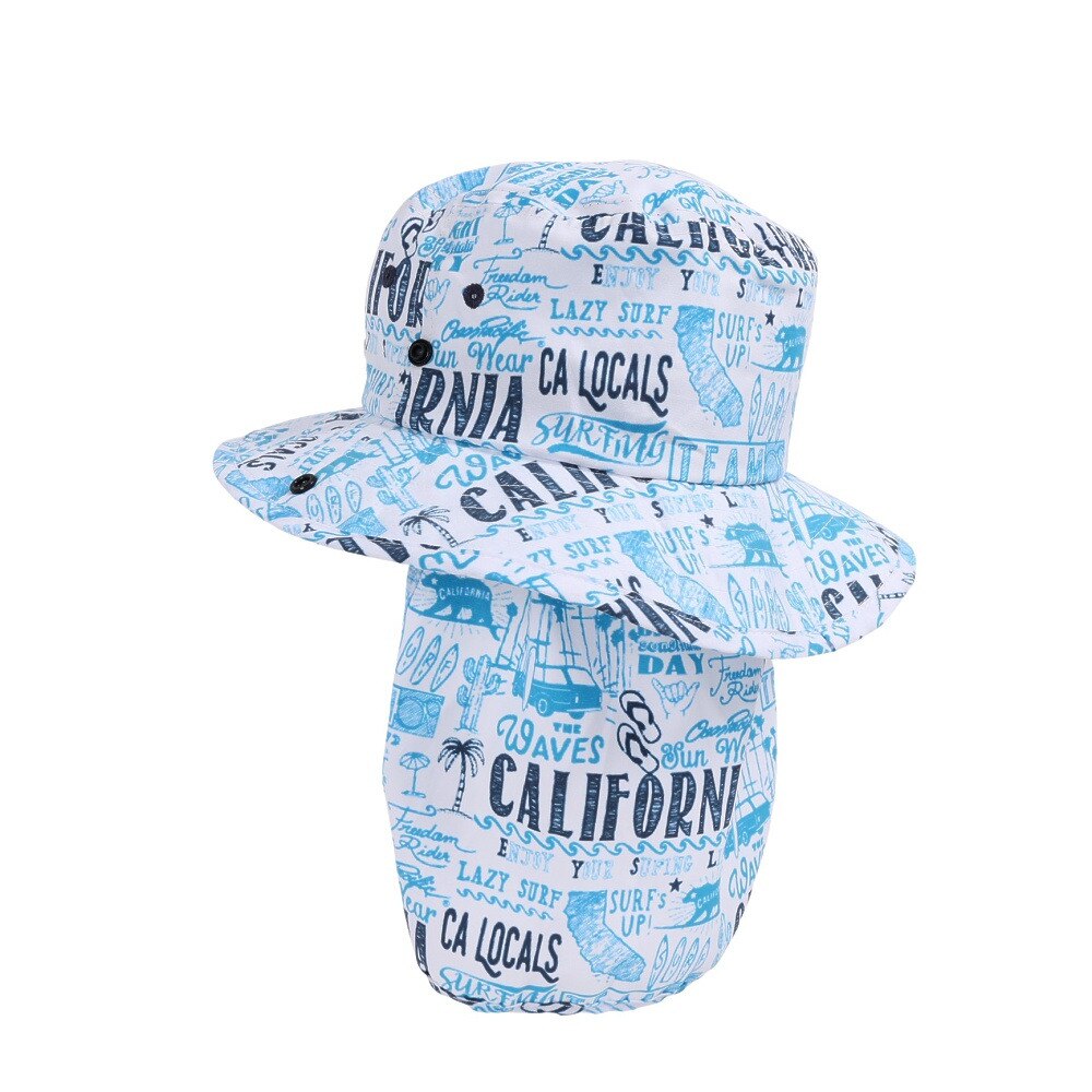 オーシャンパシフィック（Ocean Pacific）（キッズ）帽子 ビーチハット 子供 ジュニア UVカット UPF50+ 日よけ 569927WHT